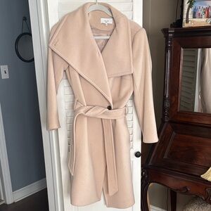 Reiss Cream Belted Coat